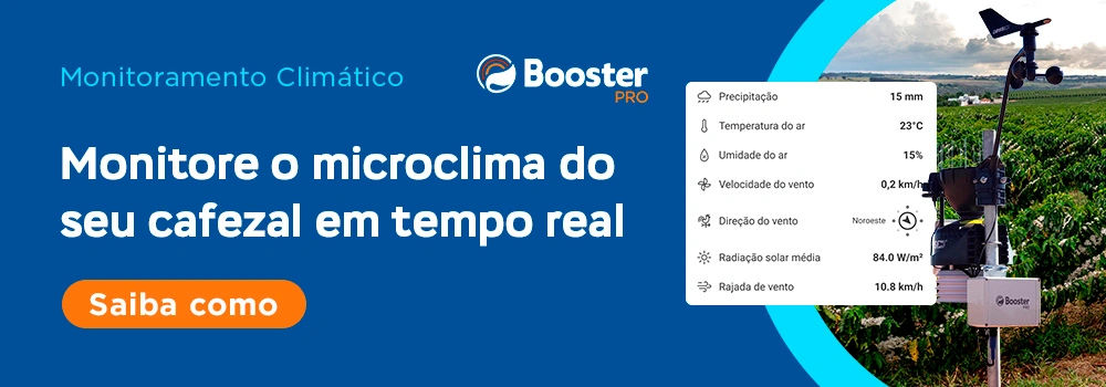 BoosterPRO monitoramento climático no café